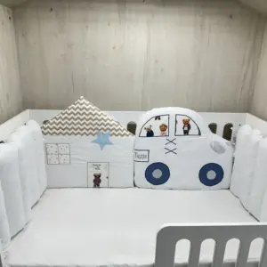 Бутиков обиколник Моят Дом за бебешка кошара &ndash; ръчна изработка