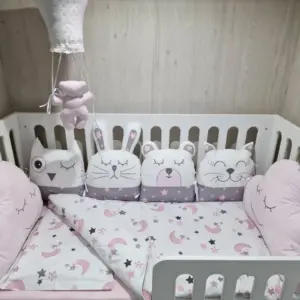 Сет за кошара Лилав BABY02, ръчна изработка от Сладък сън