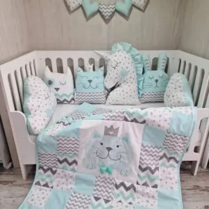 Сет за кошара Мента BABY06, ръчна изработка от Сладък сън