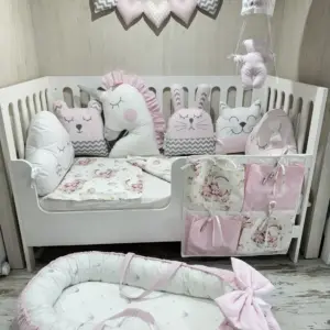 Сет за кошара Розов BABY10, ръчна изработка от Сладък сън