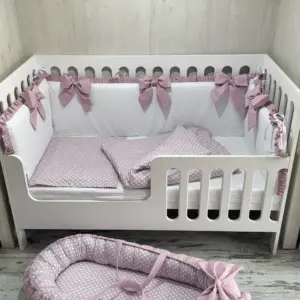 Сет за кошара Розови панделки BABY13, ръчна изработка от Сладък сън