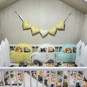 Сет за кошара Влакче BABY12, ръчна изработка от Сладък сън