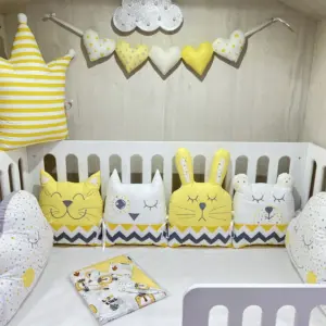 Сет за кошара Жълто BABY03, ръчна изработка от Сладък сън